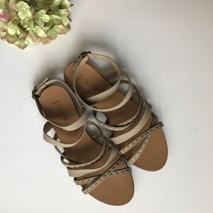 J.CREW GLADIATOR SANDALS